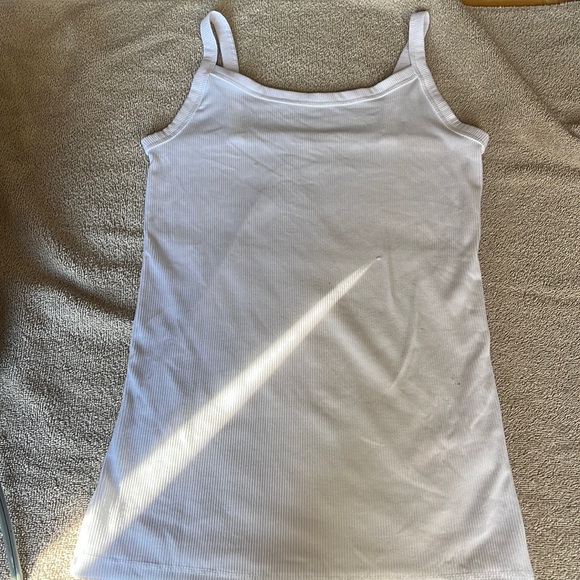 White tank top very plain casual night for undershirts from no boundaries - Picture 1 of 2